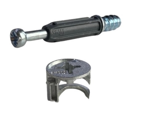 Стяжка эксцентриковая комплект TITUS Д15мм*Н12мм 009699-885-K07 (1000)