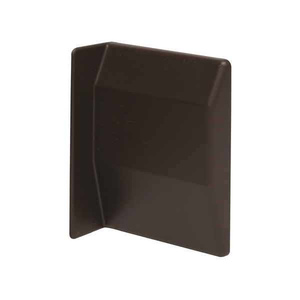 Заглушка для навеса, пластик,правая, коричневая