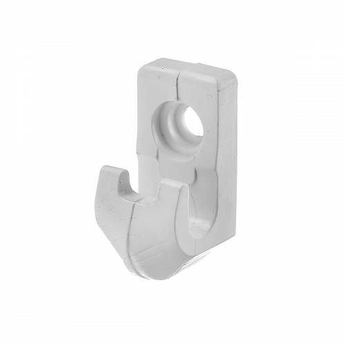 Клипса сетчатой полки, белый (500)