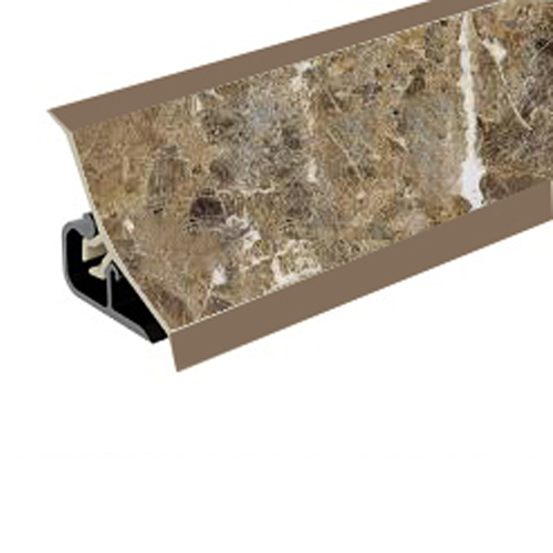 Плинтус для столешниц 18*18*3 ШОКОЛАДНЫЙ ОПАЛ (1317), ф-ра 208