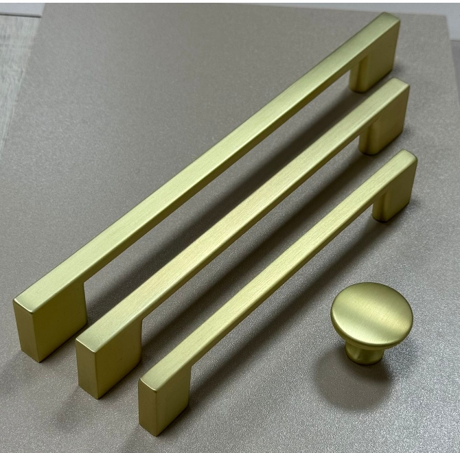 Ручка-кнопка 801 d30 золото браш (25)