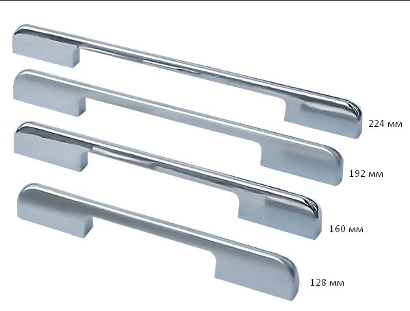 Ручка-скоба RU2-0718-160 (хром) (25)
