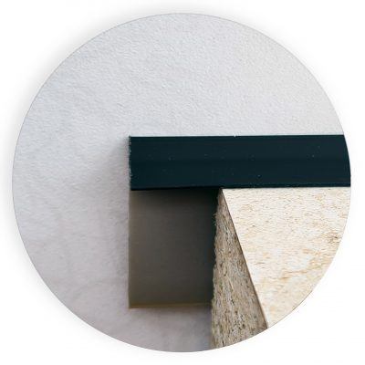 Уплотнитель для столешниц, 3050мм (Г-образный) - черный (50)