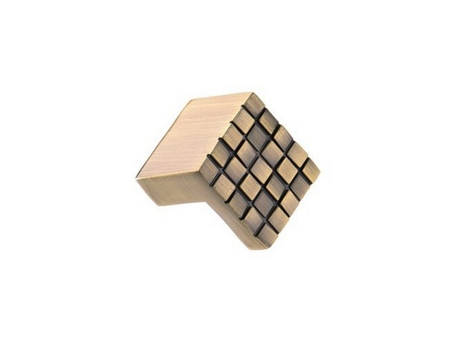 Ручка-кнопка FK019 knob AB, (RK-019-BA) бронза, TDM (25)