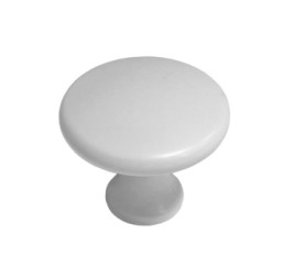 Ручка-кнопка 801 d30 белый (25)