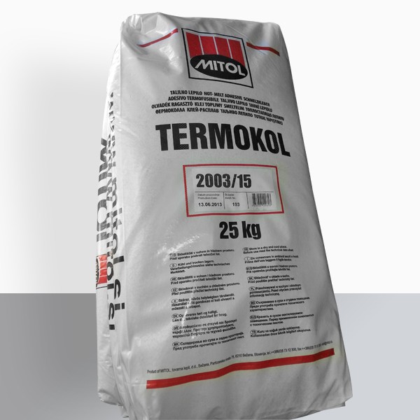 Клей ТЕРМОКОЛ 2003/15 (25кг) 190-210C, мин.12 м/мин