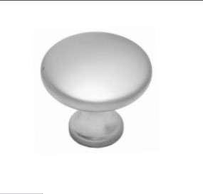 Ручка-кнопка 801 d30 матовый хром (25)