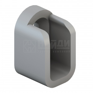 Карман сетчатой полки малый, серый (50)