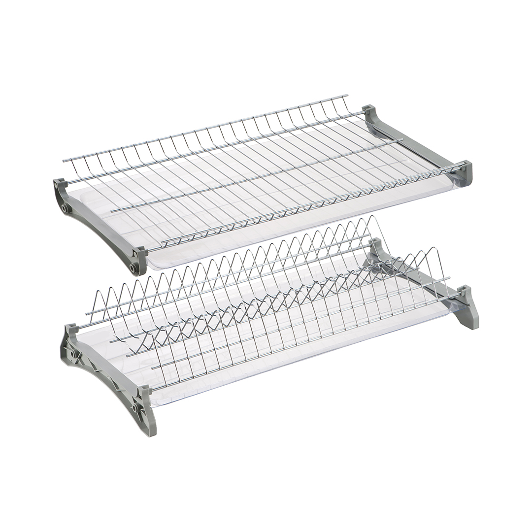 Посудосушитель б/рамки 2-ух-уровн 500 +поддон (10)