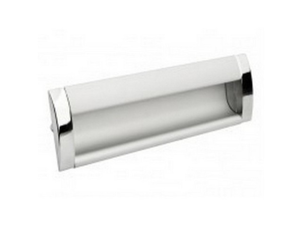 Ручка врезная RU2-1058D (AL04), 160 мм, хром/алюминий (25)