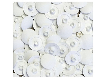 Заглушка д/шестигранника БЕЛЫЙ №1 (1000) С-с