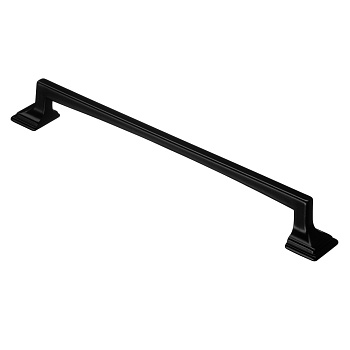 Ручка-скоба RS-108-160 BL, 160 мм, матовый чёрный (40)