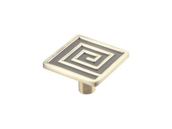 Ручка-кнопка КЕРРОН RK-031 BA (бронза)(80/400)