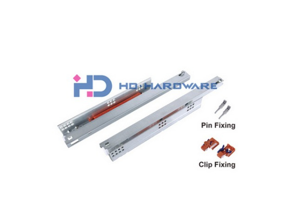 Направл. скрытого монтажа 350мм ПОЛНОГО ВЫДВИЖЕНИЯ(PUSH-OPEN)