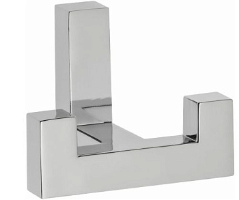 Крючок КМ-13 2-х рожковый хром (25)