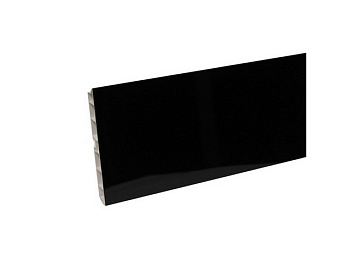 Цоколь чёрный глянец (МФС) H100, 4м (15)