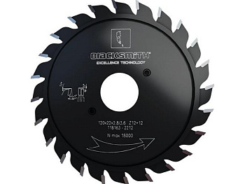 Blacksmith Пила подрезная составная 120*20*2,8..3,6 z12+12