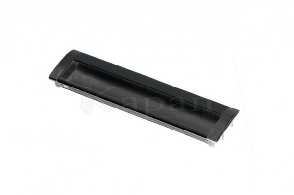 Ручка врезная RU2-1058D (AL04) 160 мм, чёрный (30)