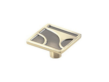 Ручка-кнопка КЕРРОН RK-032 BA (бронза)(80/400)