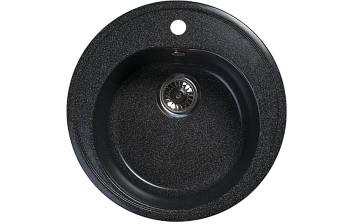 Мойка 01 "Чёрный антрацит" (500*500)