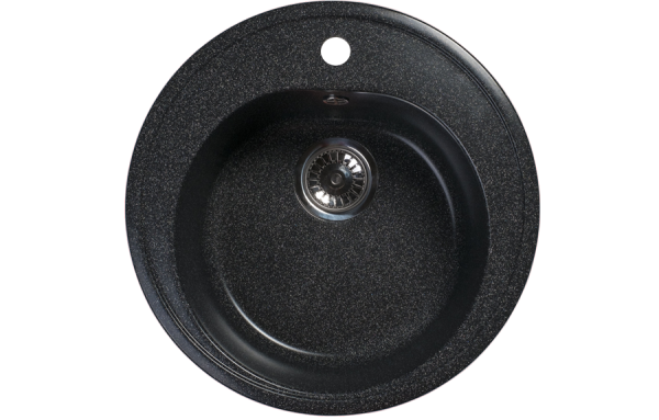Мойка 01 "Чёрный антрацит" (500*500)