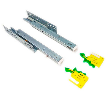 Направл. скрытого монтажа 350мм ПОЛНОГО ВЫДВИЖ.(с доводчиком)(10)                                