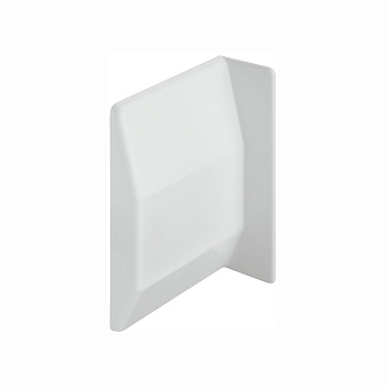 Заглушка для навеса CAMAR 807, пластик,левая, белая 290.40.702 