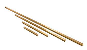 Ручка-скоба 161 L-960мм (1000мм) (брусочек), ЗОЛОТО МАТОВОЕ (40)