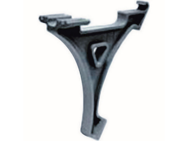 Кронштейн сетчатой полки, серый (40)