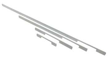 Ручка-скоба 16009 - 128мм(158мм) матовый белый (30)