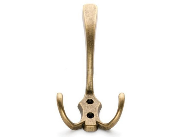 Крючок 3-х рожковый К2405 70*130 античная бронза, TDM