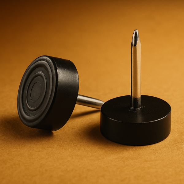 Подпятник с гвоздем ЧЕРНЫЙ