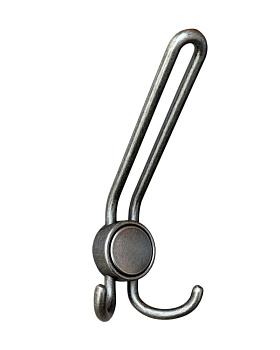 Крючок КМ-11 3-х рожковый античное серебро (45)