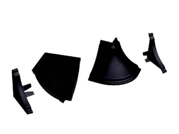 Ком-т заглушек 120/1905  (черный ГЛЯНЕЦ) (25шт)