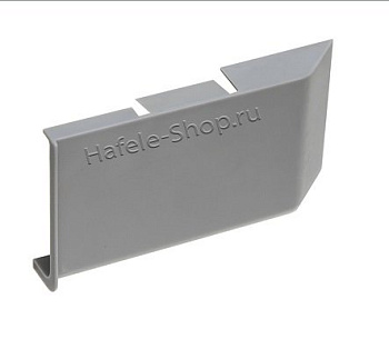 Заглушка для навеса, универсальный 17мм, левая, Серый 290.27.968