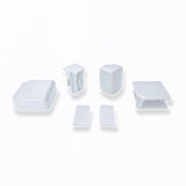 Комплект заглушек КВАДРО, БЕЛЫЙ