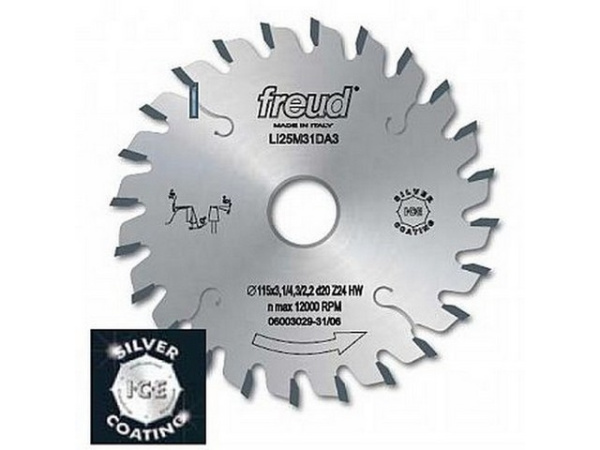 Пила подрезная коническая FREUD LI25M28 EB3 (120*22*2,8-4,0/2,2 z24 KW) пильный диск