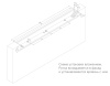 Ручка мебельная торцевая EVA чёрная 128мм RT020BL.1/000/200 (30)