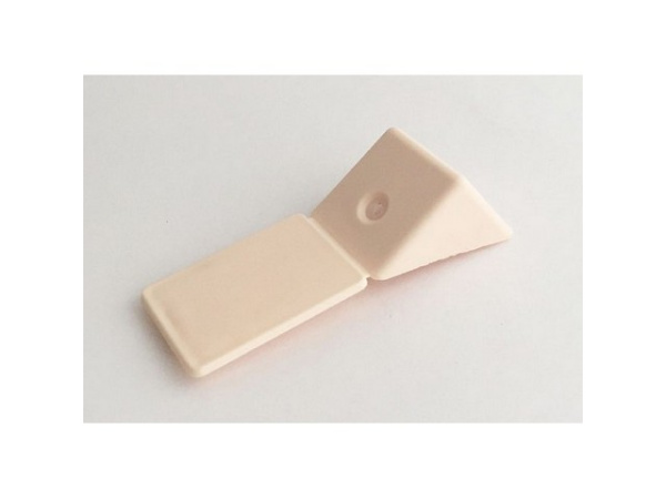 Уголок на 2 шурупа СВЕТЛО-БЕЖЕВЫЙ №9 (УП2) (100) С-с