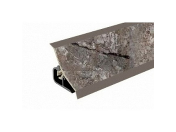 Плинтус для столешниц 18*18*3 МРАМОР ЧЕРНЫЙ (1341), ф-ра 284