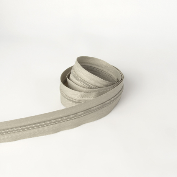 Молния 317 светло-серая рулонная Т 5/200м/ (Zipper 317)