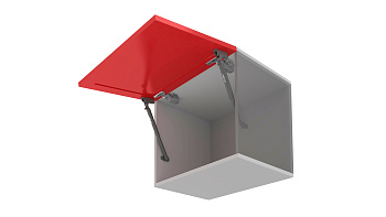 Газлифт с фиксацией и доводчиком ГРАФИТ 50Н GL110GRPH/50/3