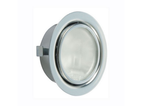 Светильник врезн. FT-9251 ХРОМ 20W (G4) мат.стекло