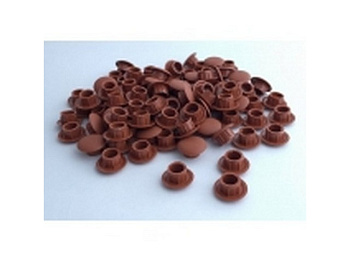 Заглушка мебельная D=8мм ВИШНЯ АКАДЕМИЯ №17 (1000) С-с