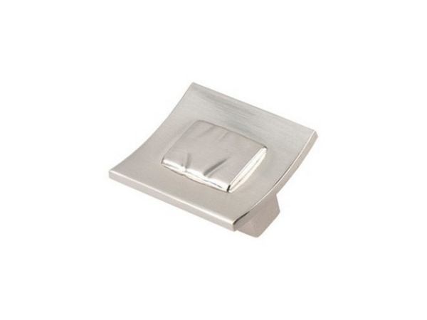 Ручка-кнопка КЕРРОН RK-030 BSN (атлас. никель)(80/400) "Р"