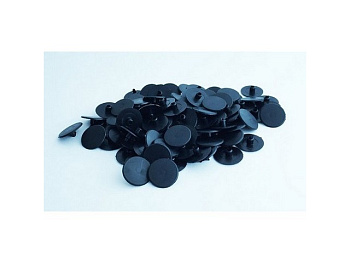 Заглушка под минификс (эксцентрик) ЧЕРНЫЙ №10 (1000) С-с