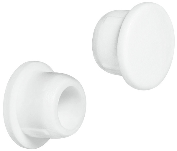 Заглушка белая D= 8/6мм 045.00.759