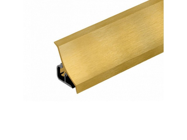 Плинтус для столешниц 18*18*3 ЗОЛОТО МАТОВОЕ (824), ф-ра 824