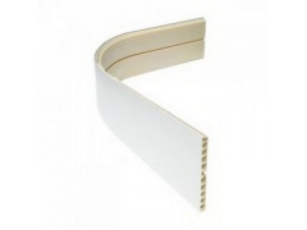 Радиус цоколя белый глянец (МФС) H100