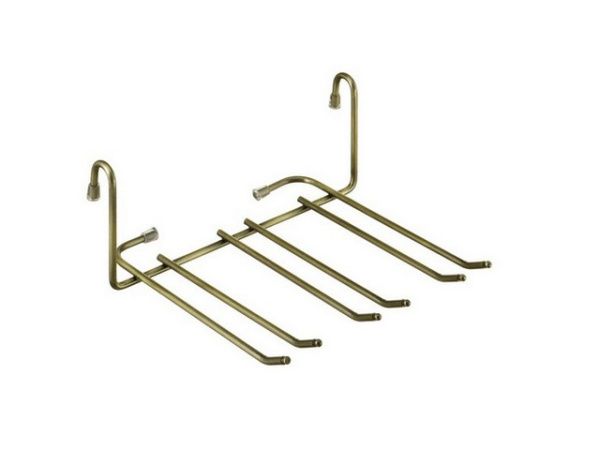 Держатель для фужеров на рейлинг 235*250*100, бронза YJ-G507BA